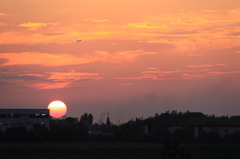 夕日－３