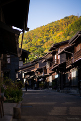 Backpack in 奈良井宿