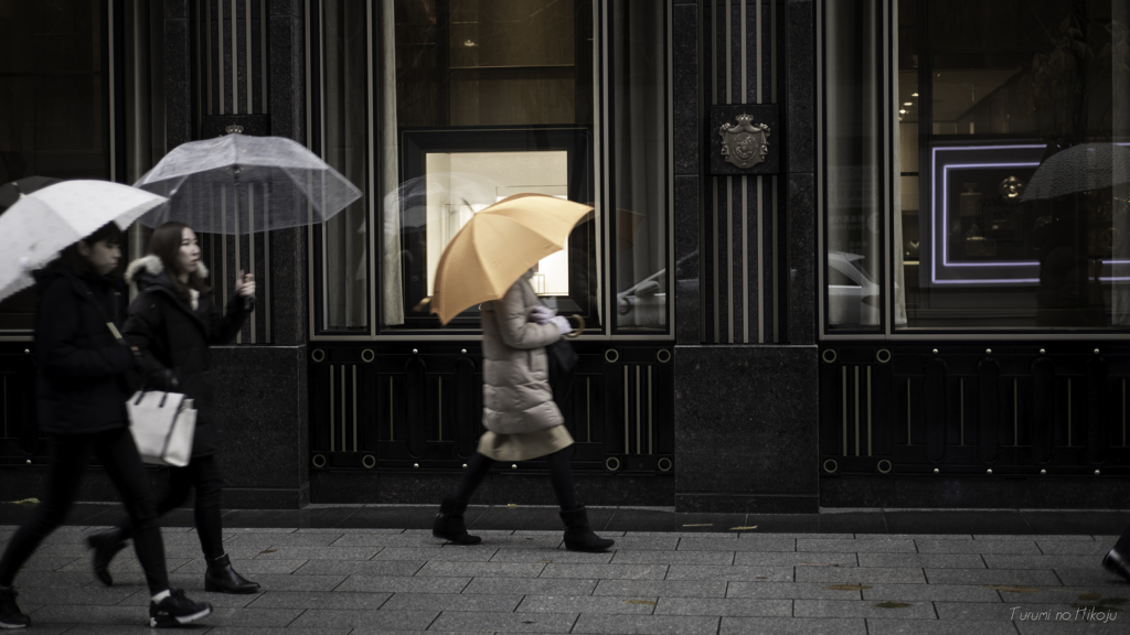 冬の雨