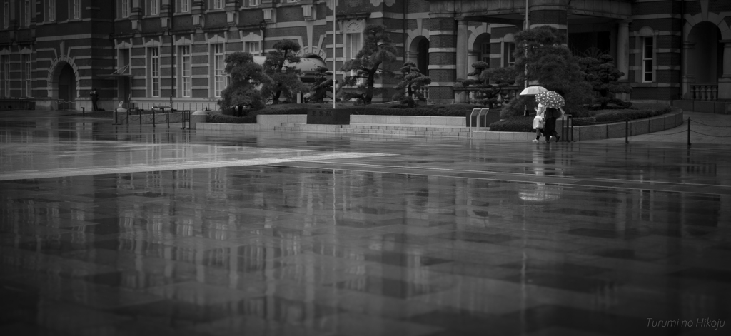 雨の街角