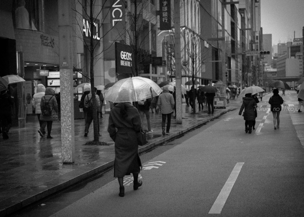 雨の街角