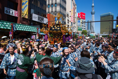 女神輿がやって来た！