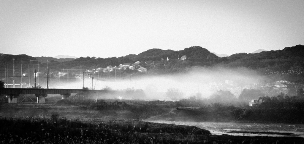 烏川　朝霧佐野橋