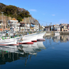 冬晴れ　三崎漁港