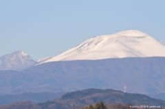 冬晴れ　浅間山