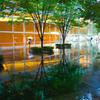 街歩き　雨傘と・・・