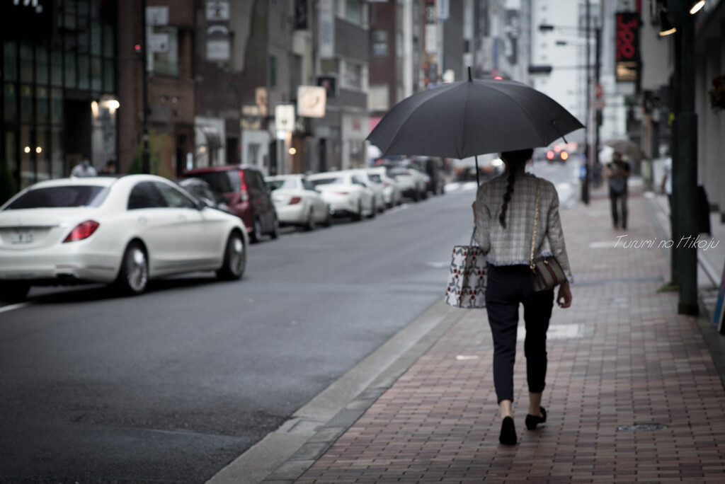 雨の街角