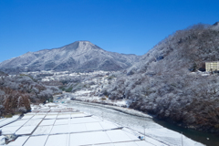 甲斐の国　雪景色