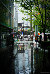 雨の日のお出かけは