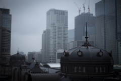 雨の街角