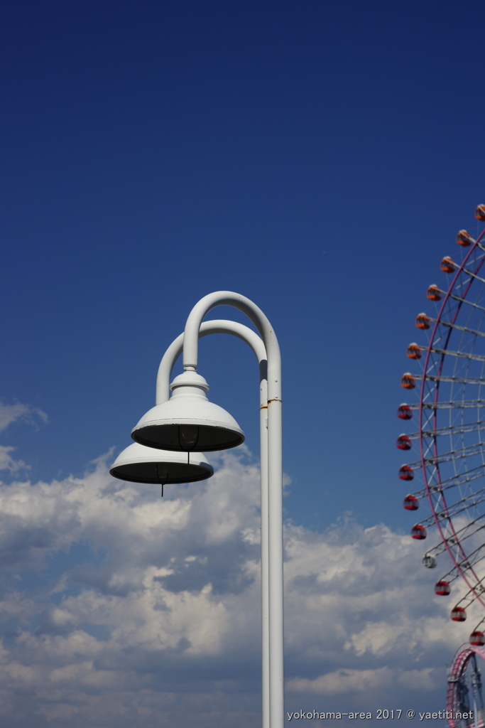 yokohama の青い空