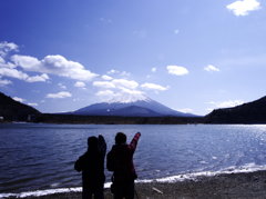 精進湖から。。。