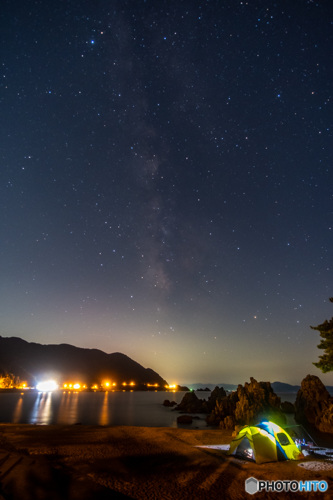 水晶浜 天の川２