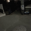 夜のマンホール