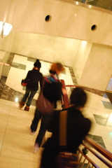 go downstairs