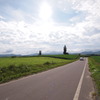 美瑛・まっすぐな道