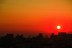 夕日