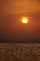 奄美大島に沈む夕日