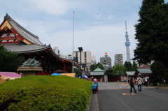 浅草寺とスカイツリー