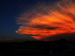 夕日