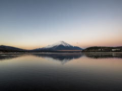 山中湖の夜明け④