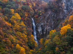 紅葉の澗満滝