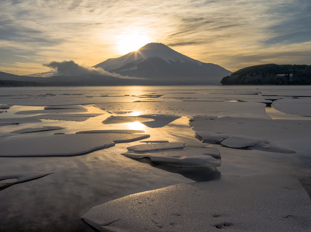 山中湖夕景１