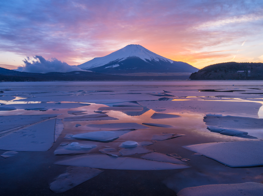 山中湖夕景３