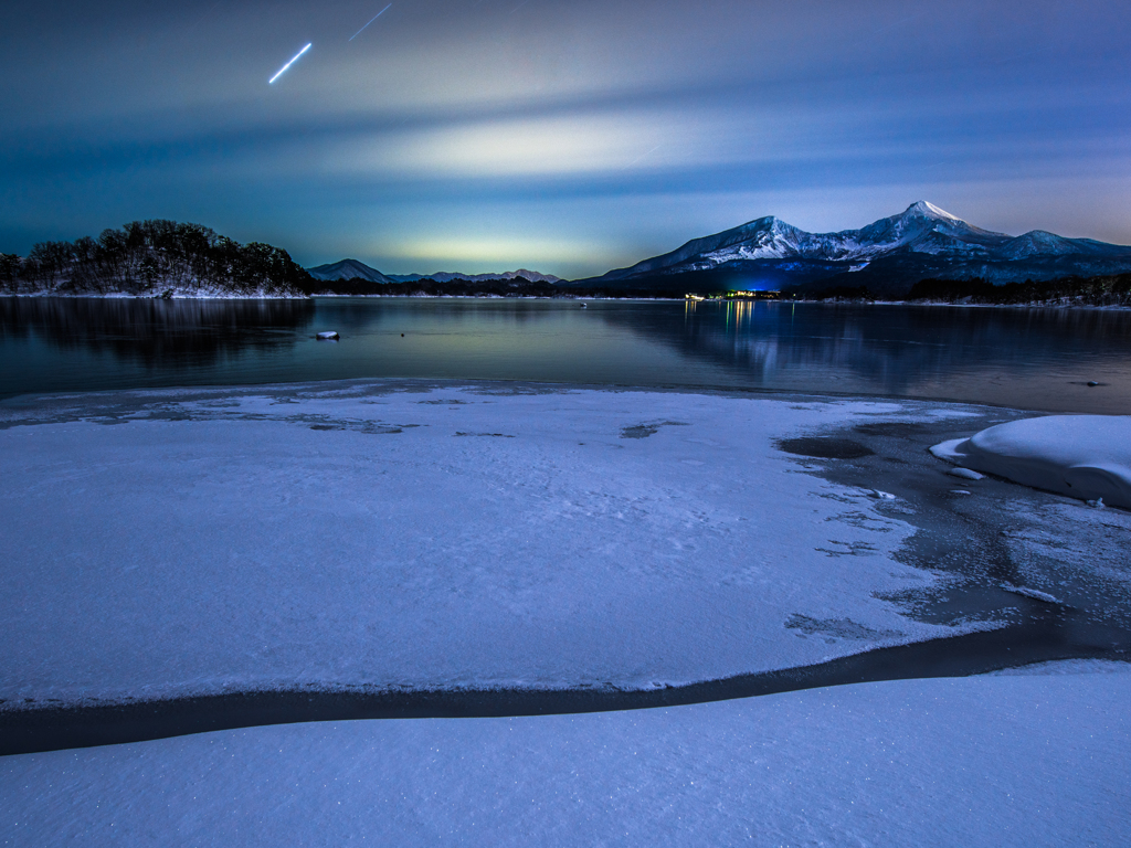 桧原湖の夜③