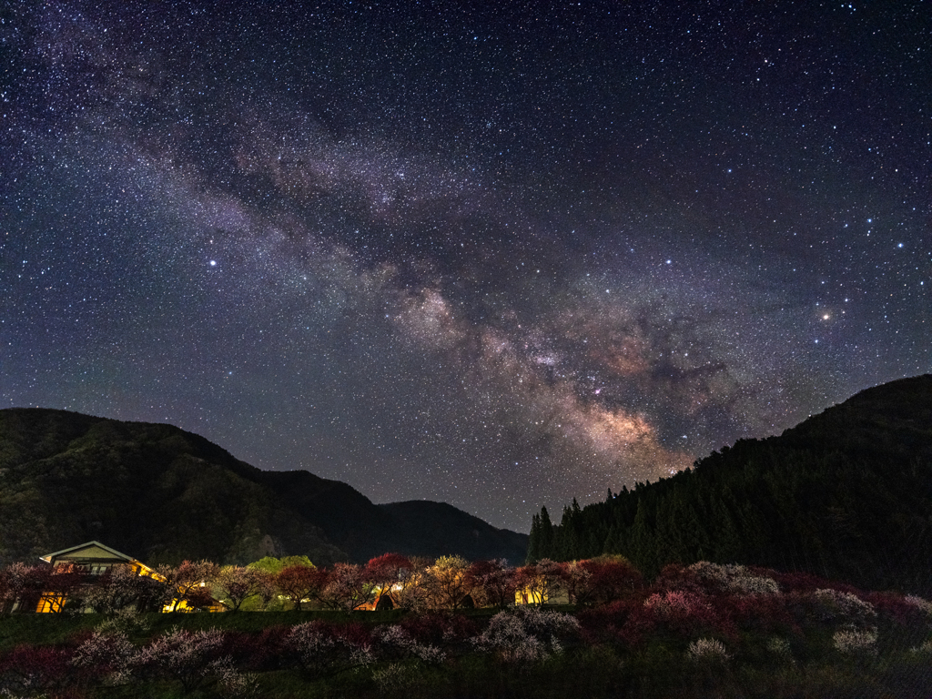 桃源郷の星空