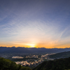 安曇野の夕暮れ②