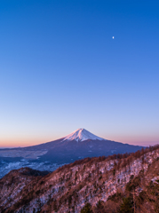 三ッ峠の朝焼け３