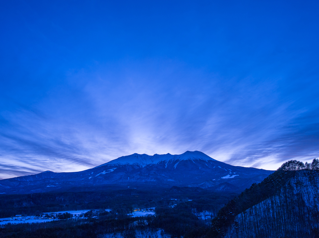 御岳夕照３