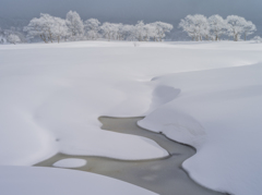 冬の桧原湖７