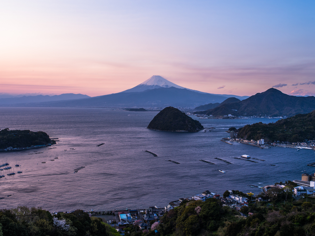 内浦の夕暮れ①