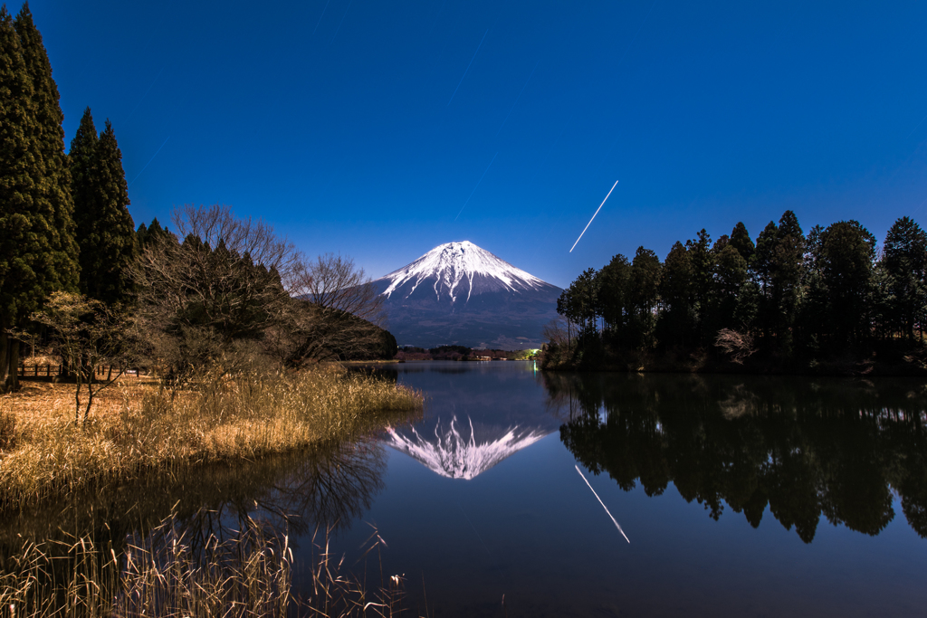 田貫湖の夜