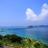 絶景　青空とエメラルドグリーン