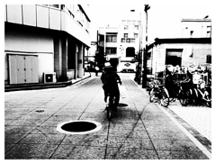 自転車に乗って