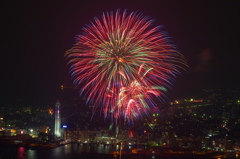 関門海峡花火大会2