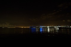 夜のベイブリッジ