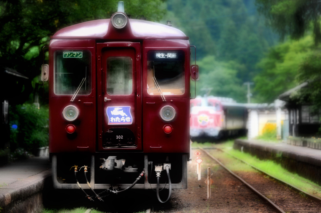 山間の駅