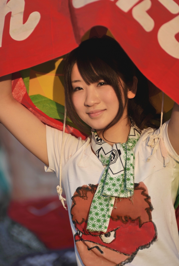 夏の笑顔