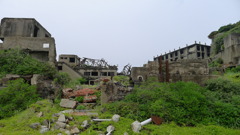 軍艦島上陸