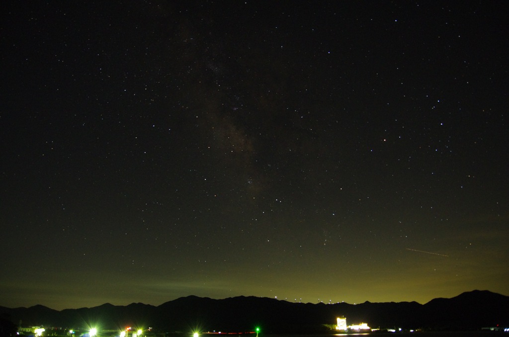 油谷湾の夜空