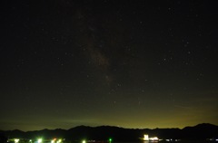 油谷湾の夜空