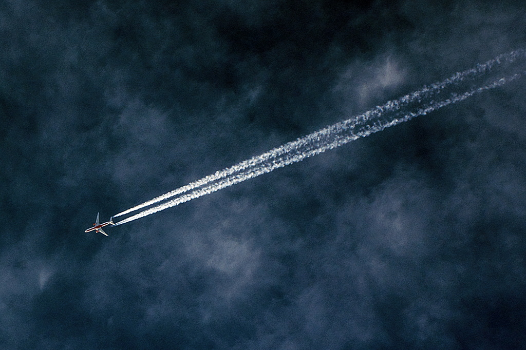 自宅上空