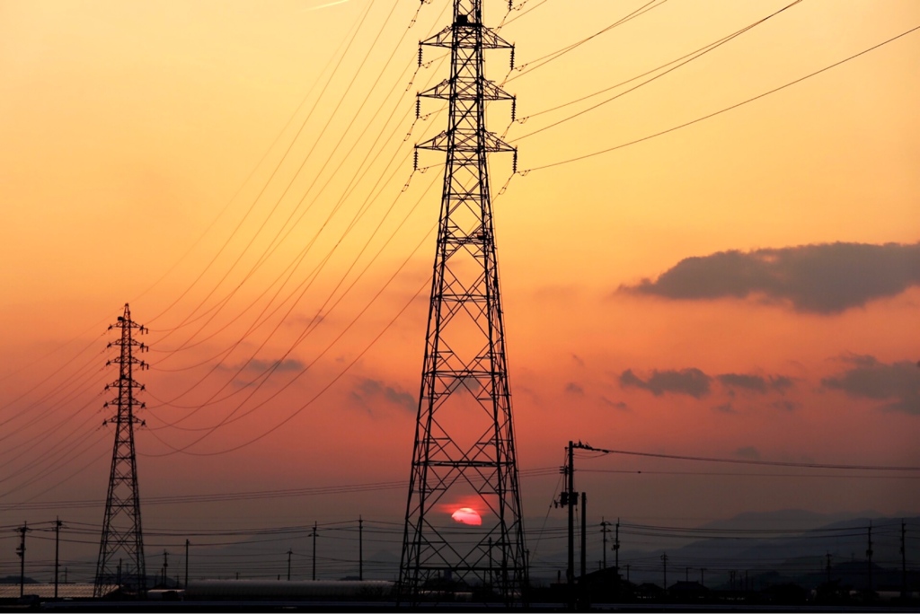 夕暮れ
