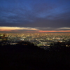 高安山展望台からの夜景①