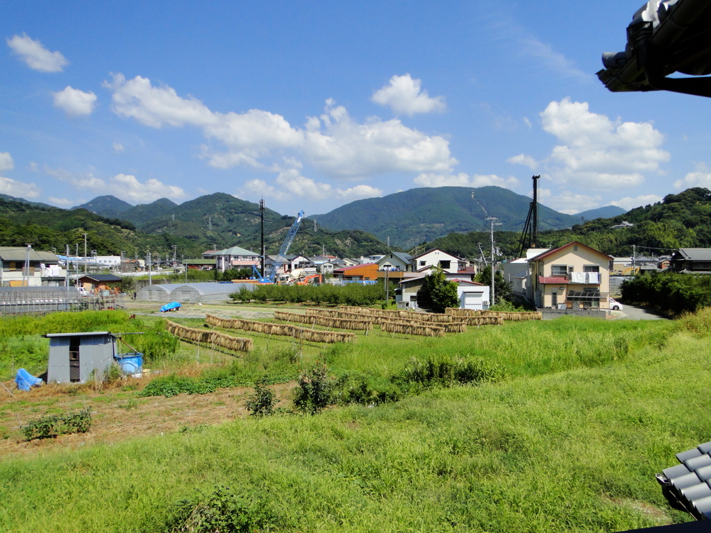 実家から見える風景