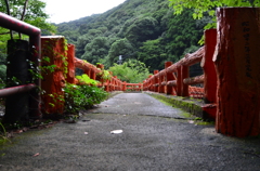 奇絶峡に架かる橋